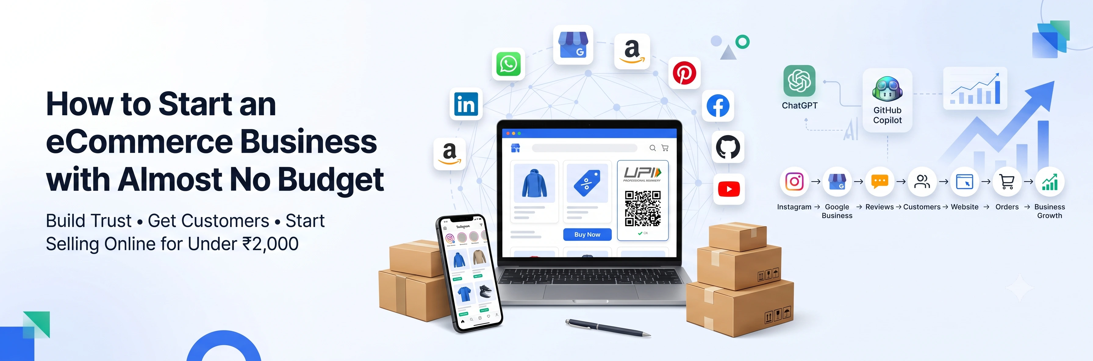 How to Start an Ecommerce Business with Almost No Budget (Complete Guide)